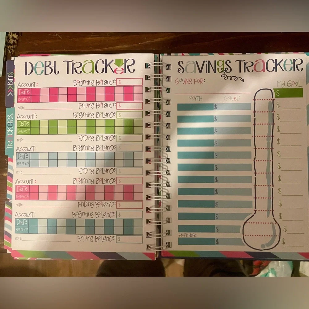 Denise Albright Budget Binder™ Bill Tracker Financial Planner | Geo Design. NEW